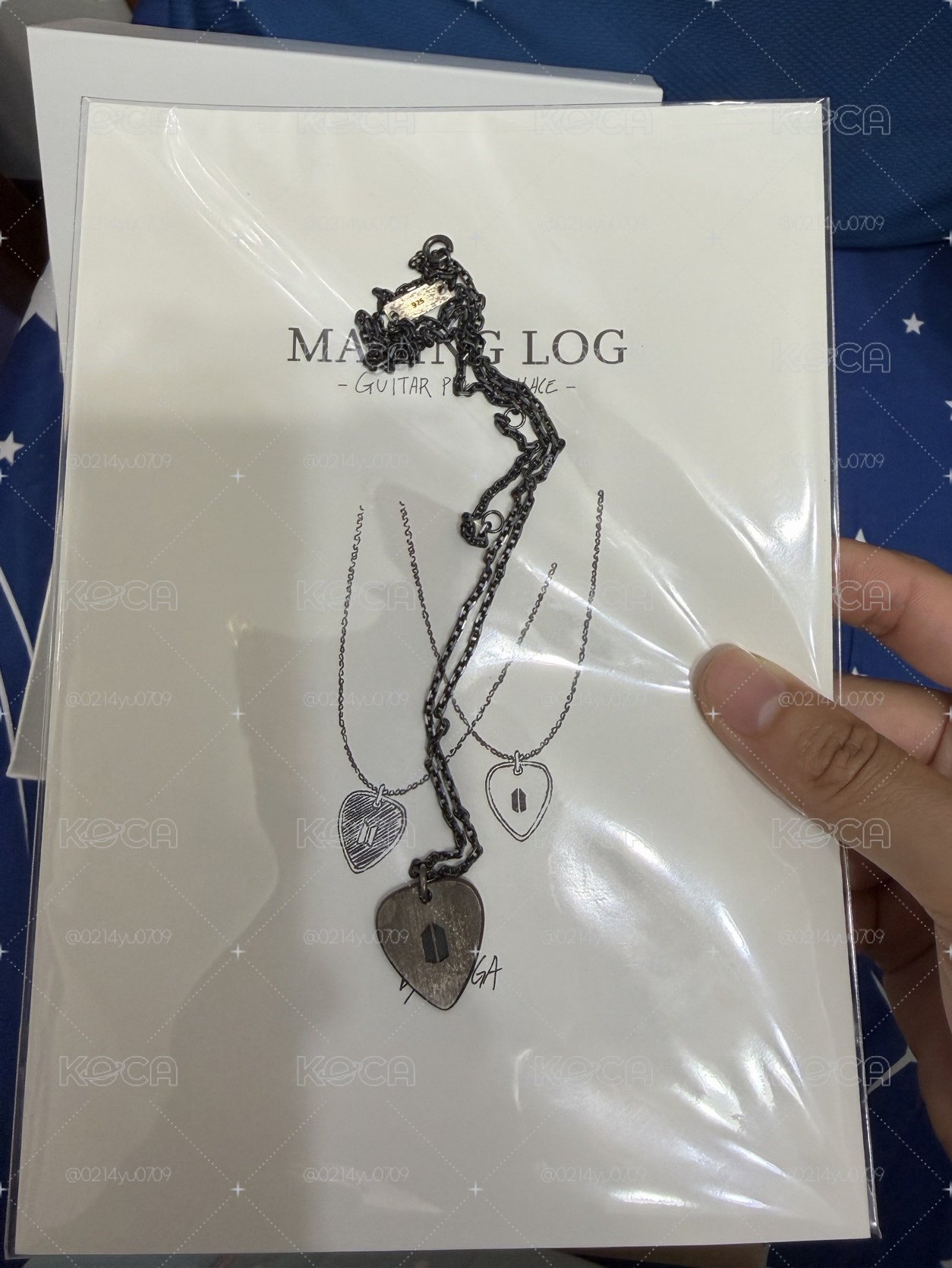 BTS ARTIST MADE SUGA 玧其 項鍊組