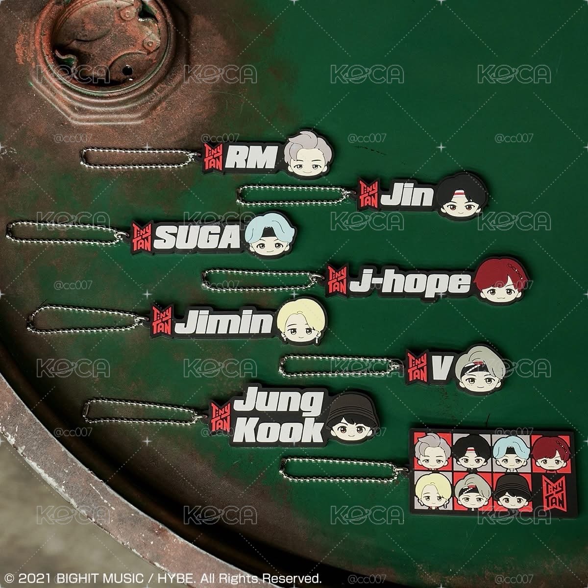 TintTAN mic drop 矽膠人物吊飾
