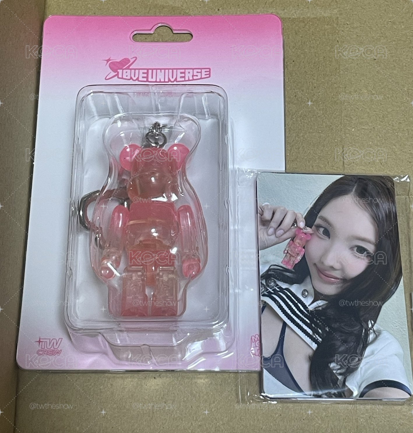 TWICE庫柏力克熊吊飾（含整套小卡）