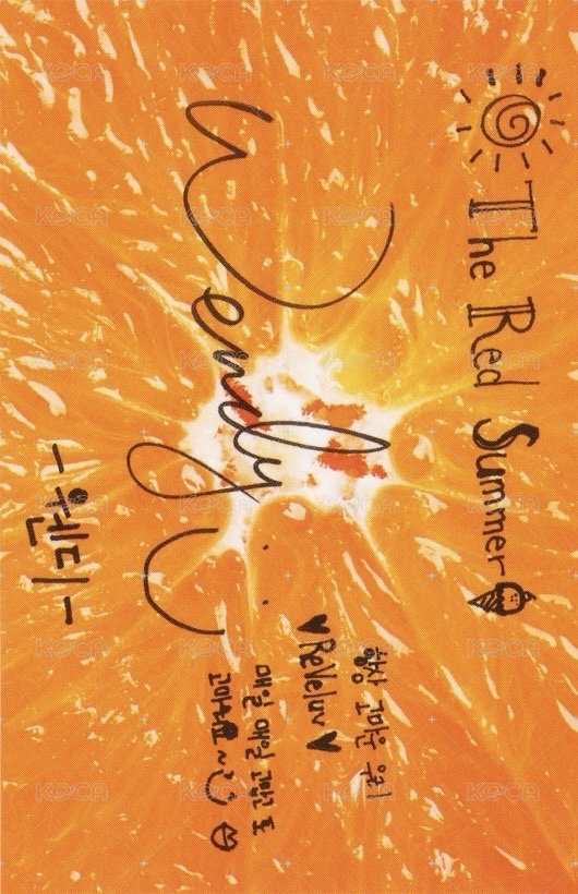 The Red Summer 專輯卡  背面