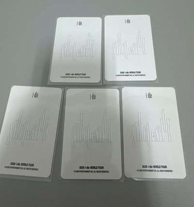 idle 26年世巡周邊卡
