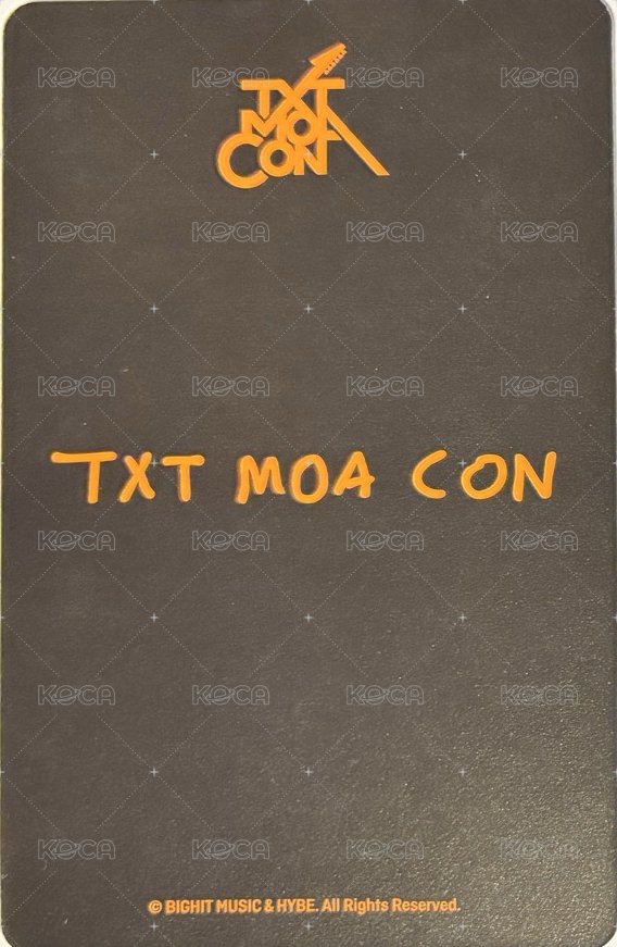 MOA CON 日巡 隨機卡  背面