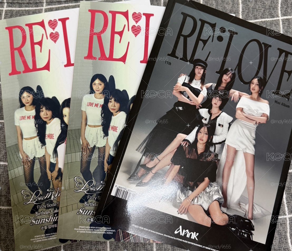 出清售Apink 11th mini album RE:LOVE未拆專/空專
