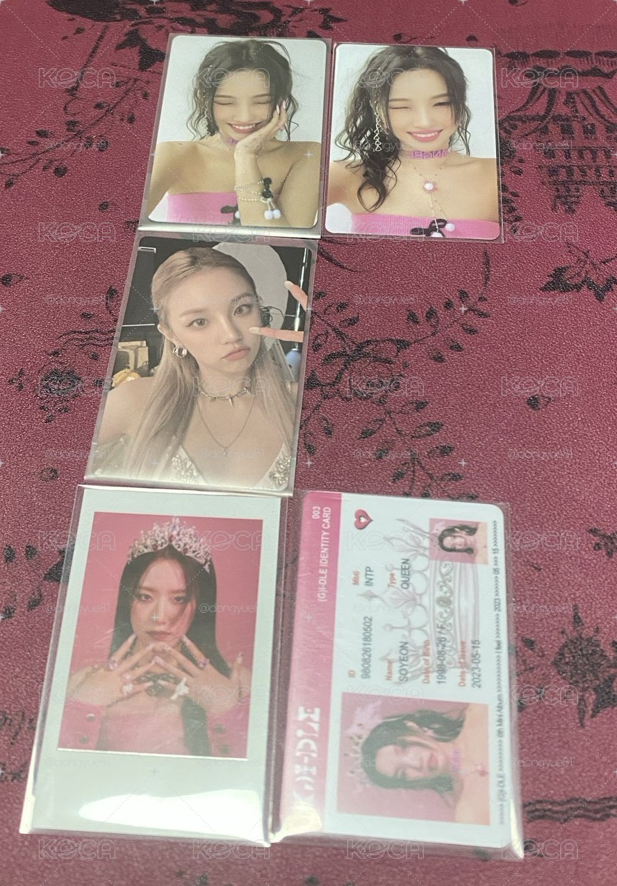 I-dle專輯、專卡