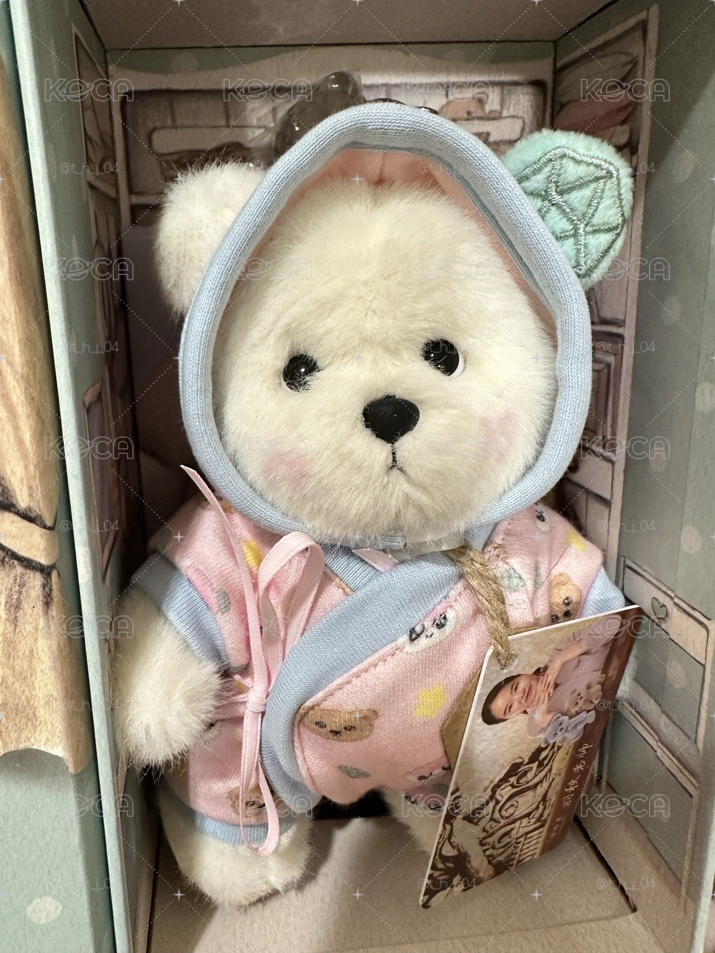 莉娜熊 XS粉衣