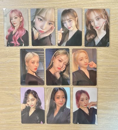 IZ*ONE 電子專專卡一套 + 網球雜誌/迷四預購禮小卡