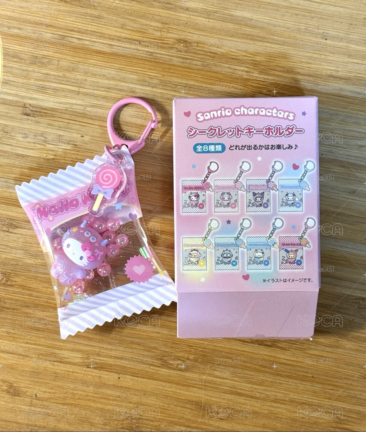 三麗鷗繽紛怪獸糖果吊飾 kitty