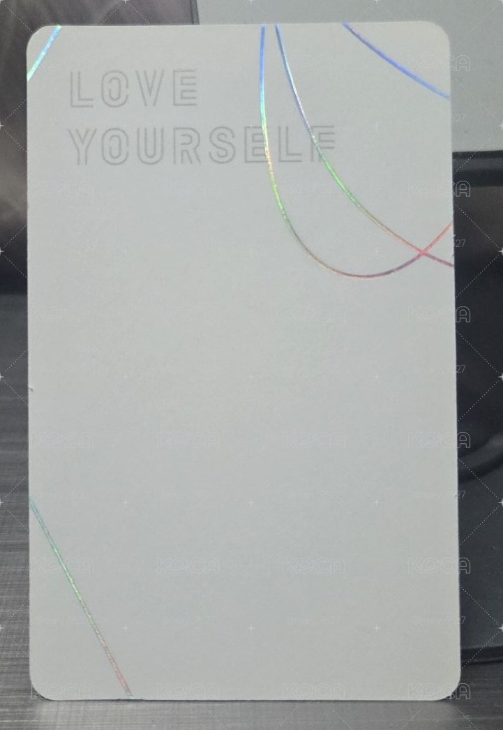 BTS Love Yourself 專輯小卡-金南俊RM