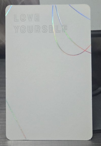 BTS Love Yourself 專輯小卡-金南俊RM