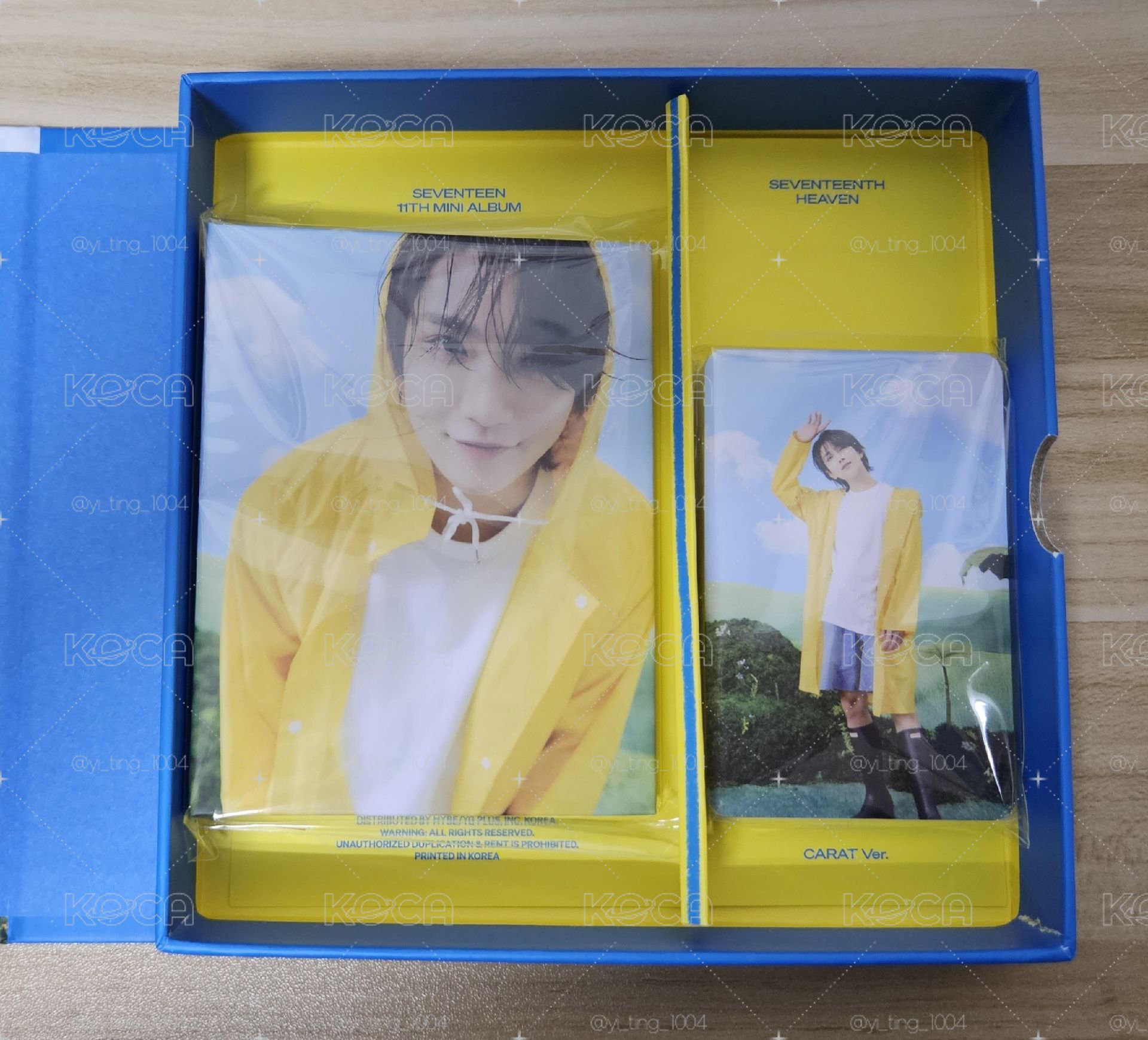 SEVENTEEN 迷你11輯 SEVENTEENTH HEAVEN 克拉盤 Carat 空專 知秀 Joshua
