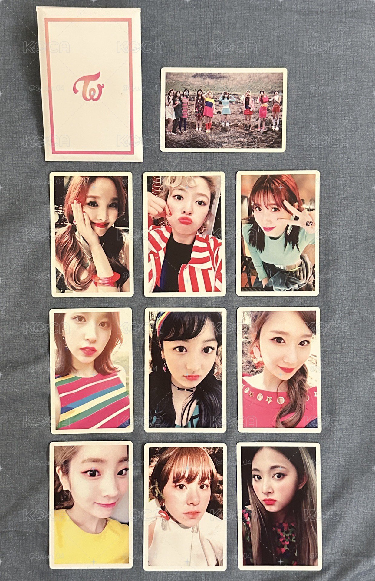 TWICE 迷四預購禮 整組