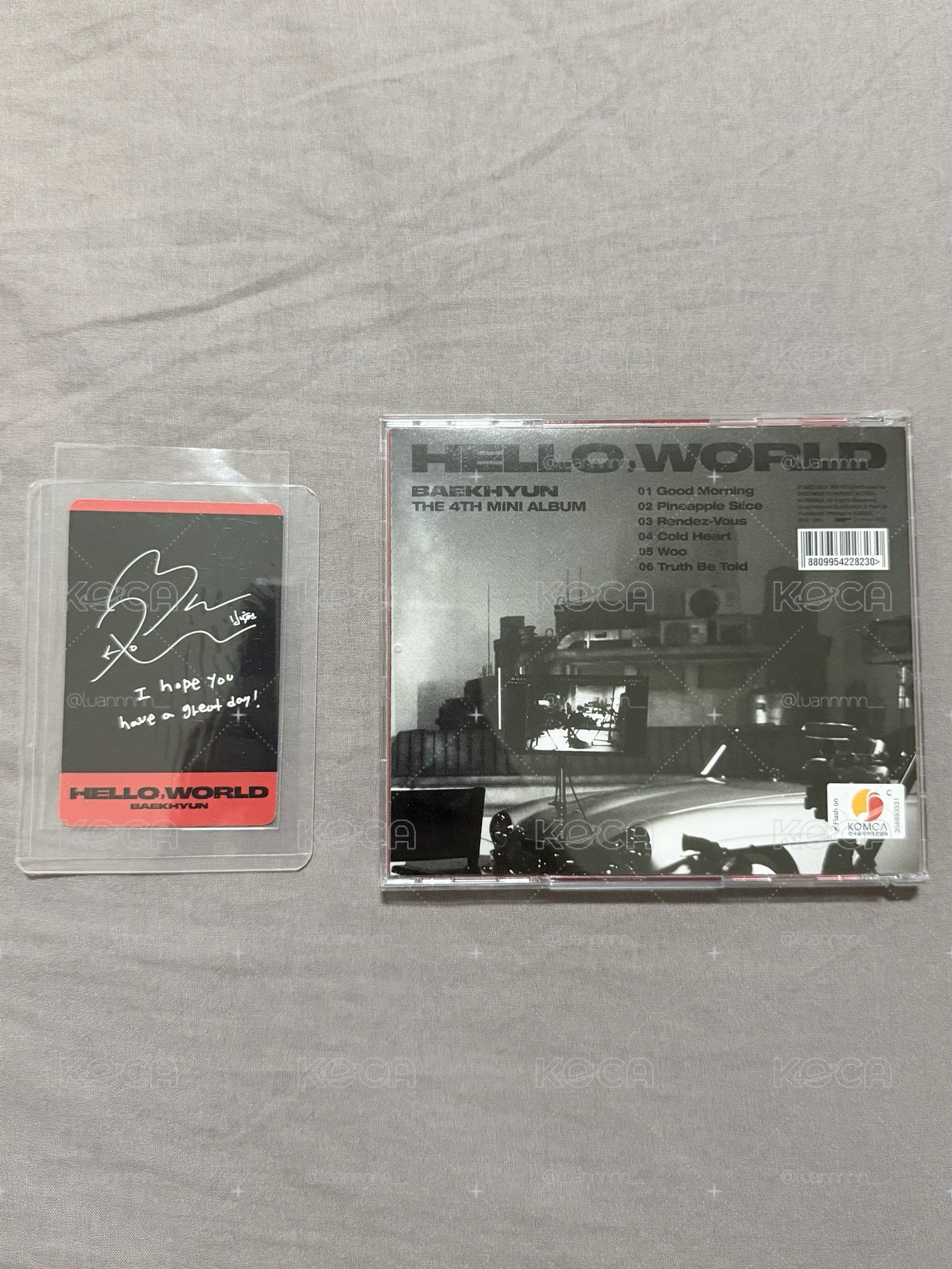 Bolo4 Hello82美通親簽 Jewel case Hello Ver.