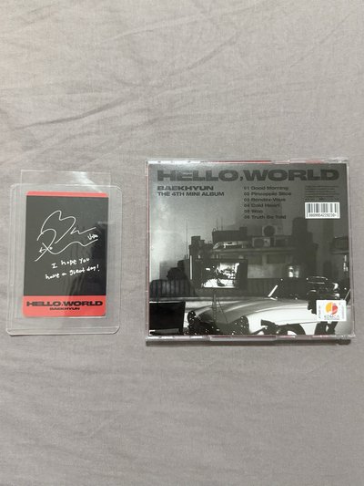 Bolo4 Hello82美通親簽 Jewel case Hello Ver.