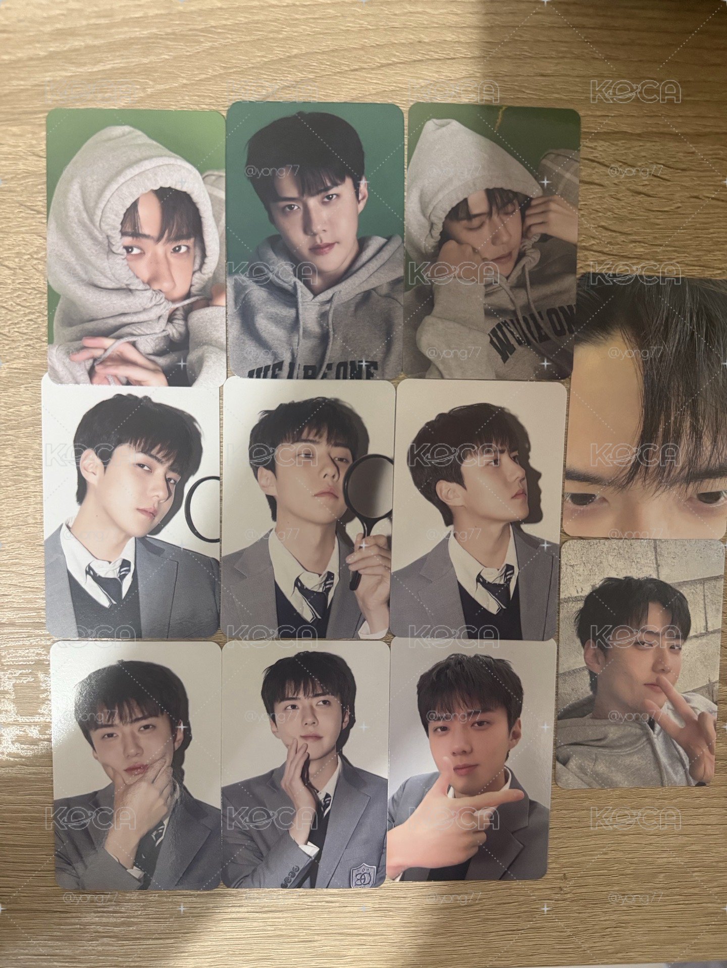 EXO Sehun 年曆卡
