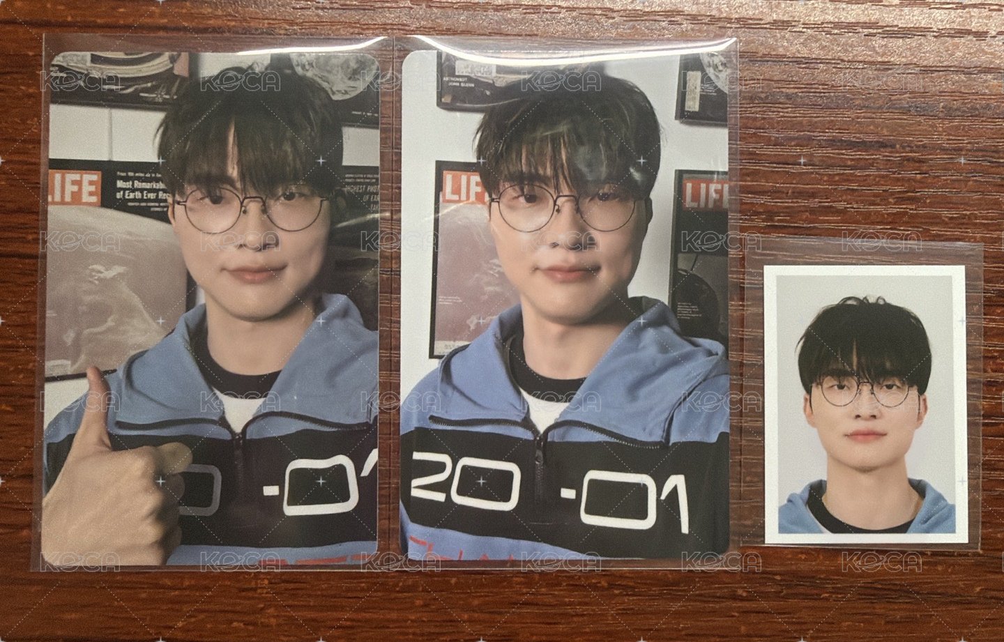 會員禮套兩張鐵盒卡+一張證件照