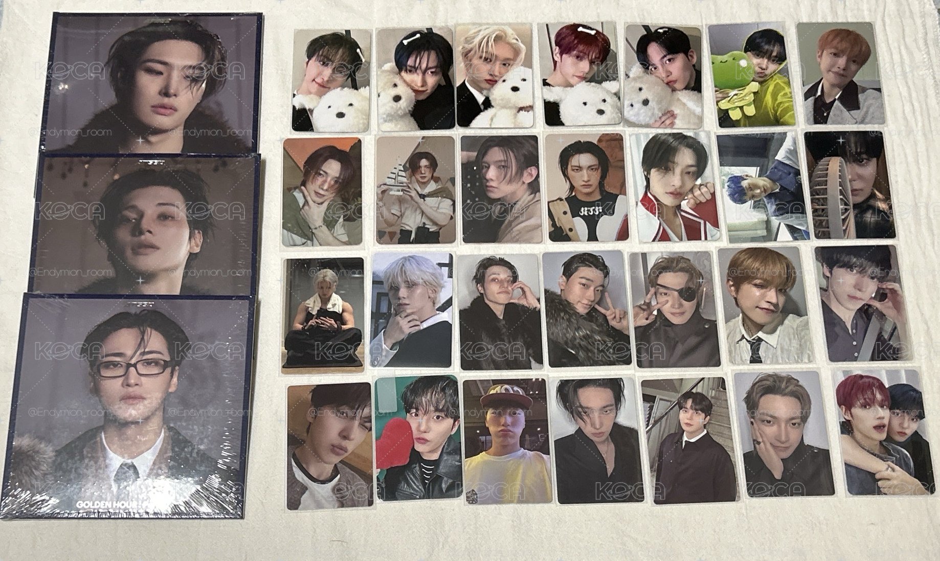 ATEEZ 整圖一起標 28張小卡 3本未拆單封