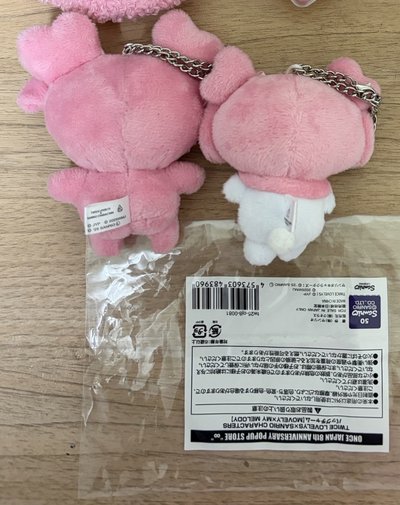 僅拆有原袋 momo OJ八週年 吊娃 三麗鷗（含綑物）