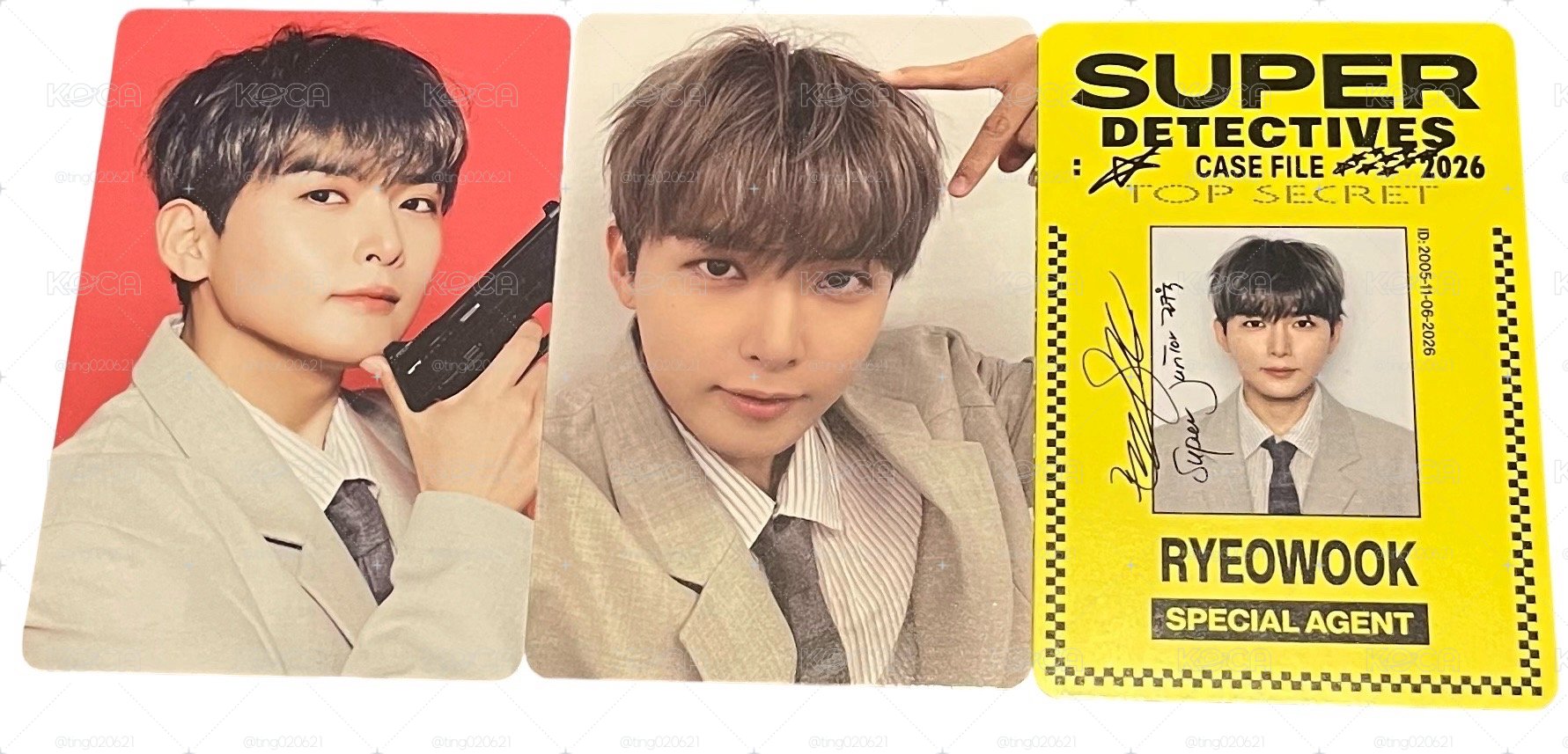 SJ 厲旭 2026年曆 年曆卡 Super junior