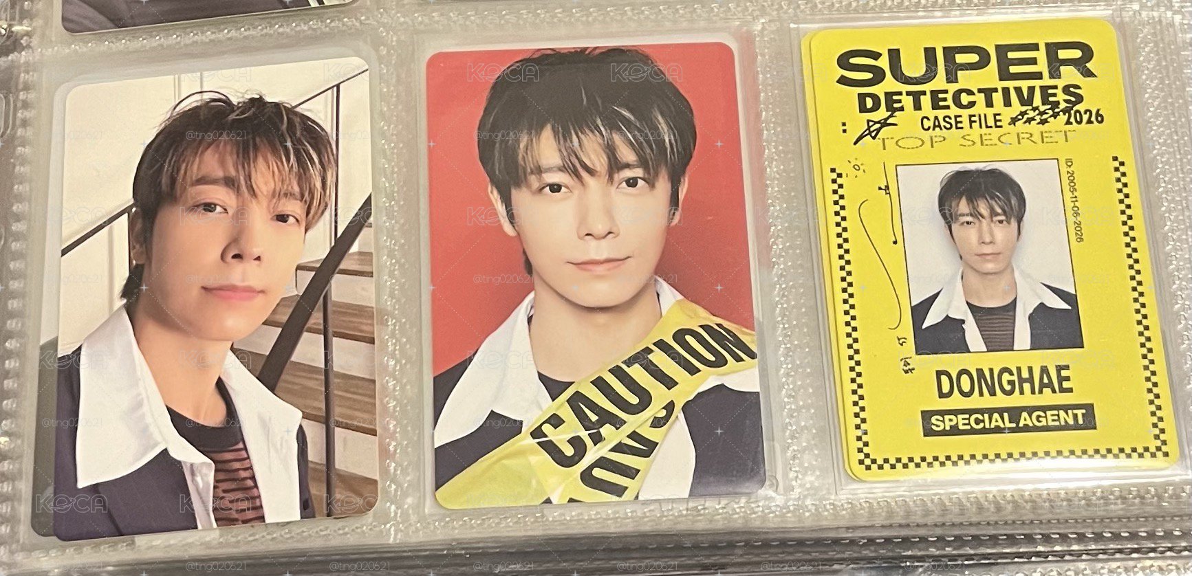 SJ 2026年曆小卡 Super junior