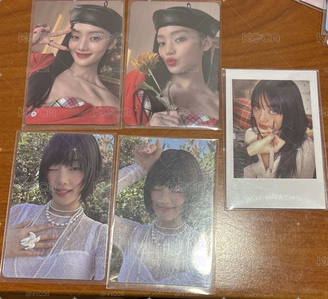 Minnie小盤5張一起
