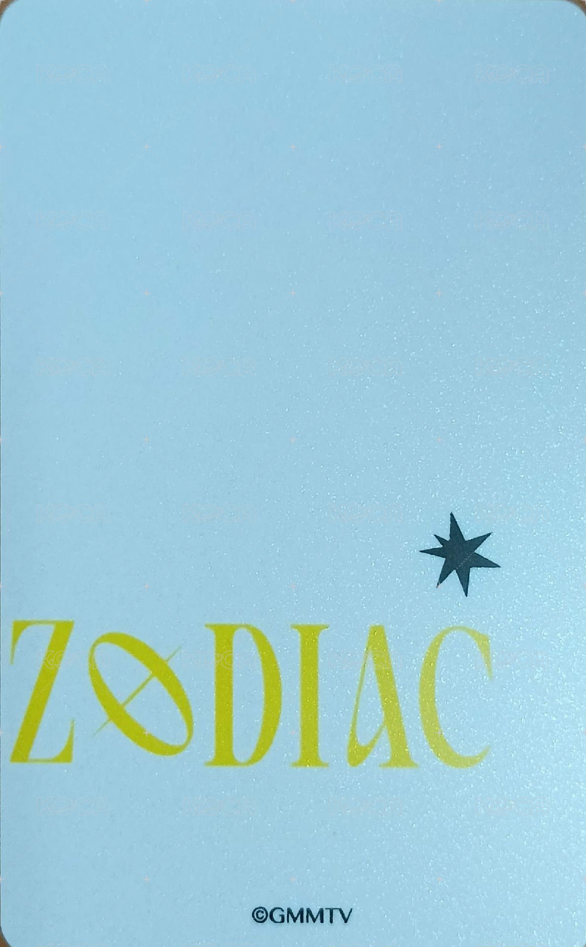 25 3月書展 周邊卡 星座套卡 背面