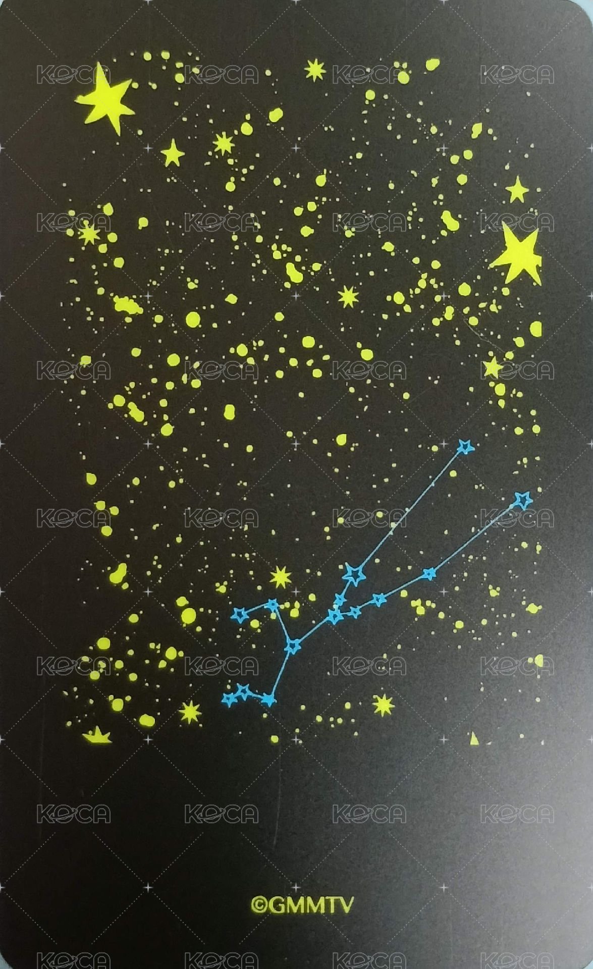 25 3月書展 周邊卡 星座套卡 背面