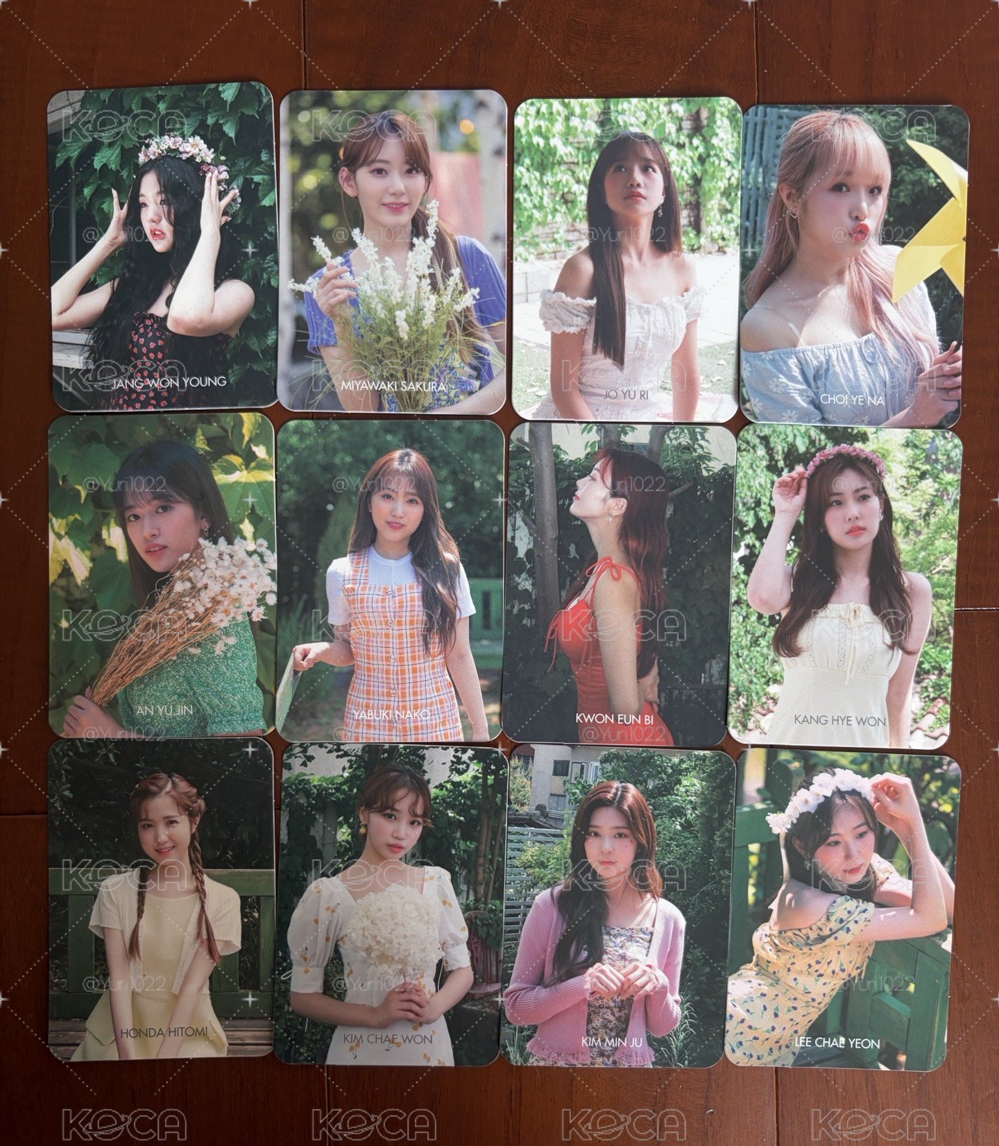 IZ*ONE 舊DICON 日版 雜誌卡 