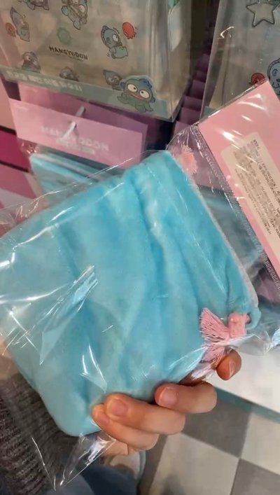 （現貨）釜山快閃店限定 人魚漢頓束口袋