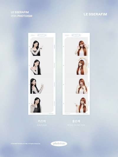 【PHOTOISM with LE SSERAFIM】人生四格 代印