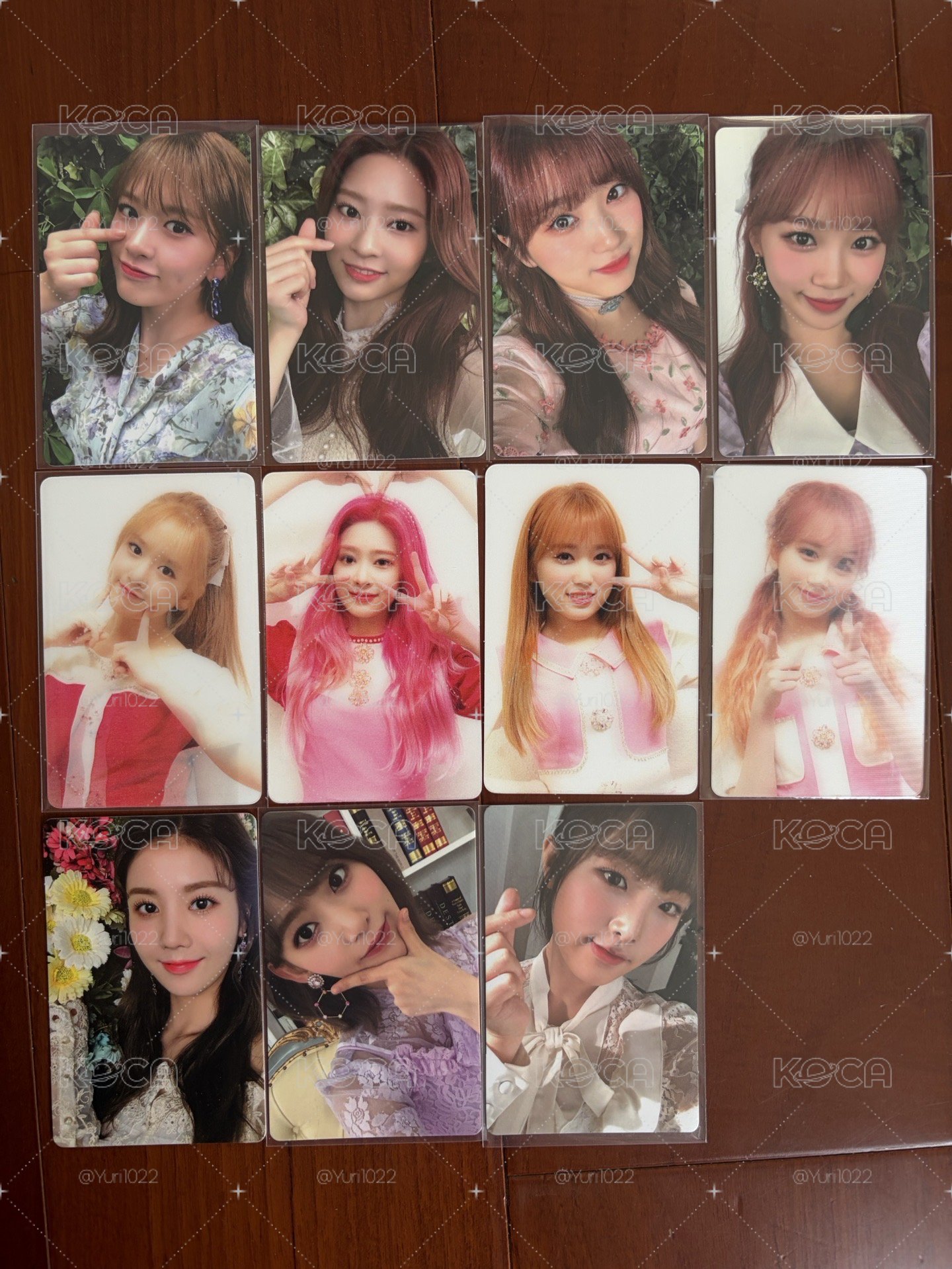 IZ*ONE 1st 演唱會 DVD隨機卡 演唱會 DVD / CD 卡 俞真 珉周 叡娜 櫻花 奈子