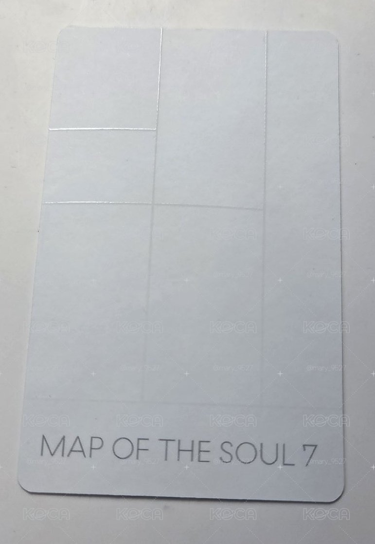 *正面微損* BTS SUGA Map of the soul:7小卡
