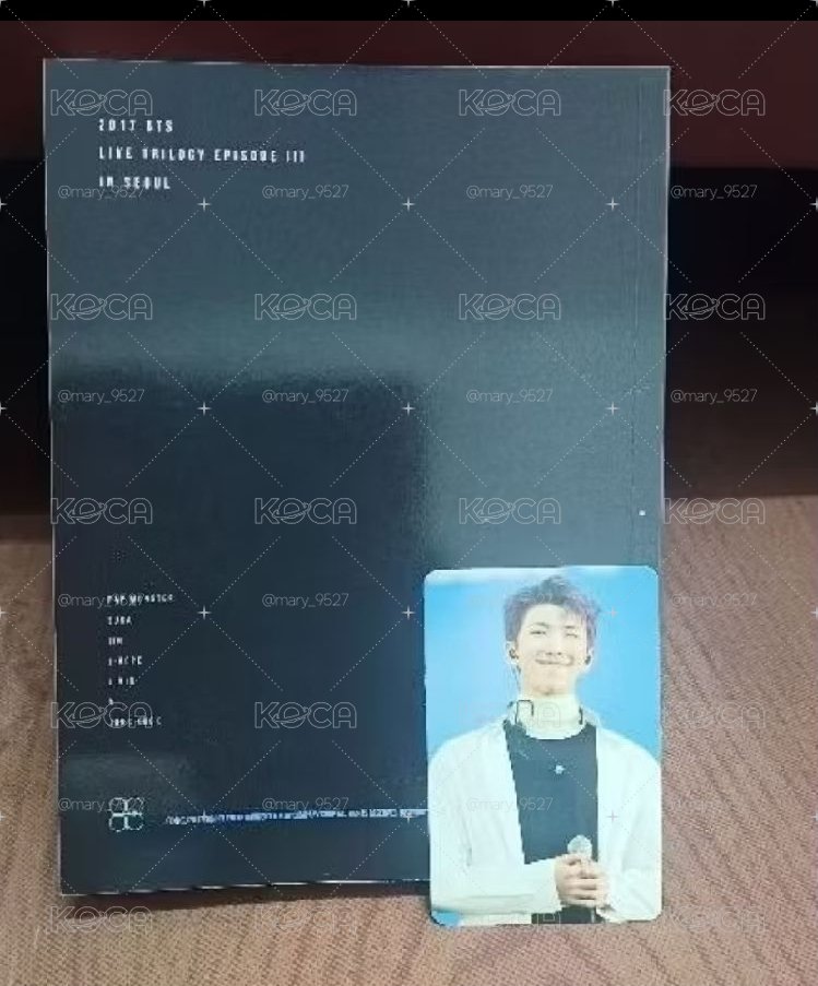 BTS早期DVD(Wings Tour巡迴演唱會)整組含海報、RM官方小卡