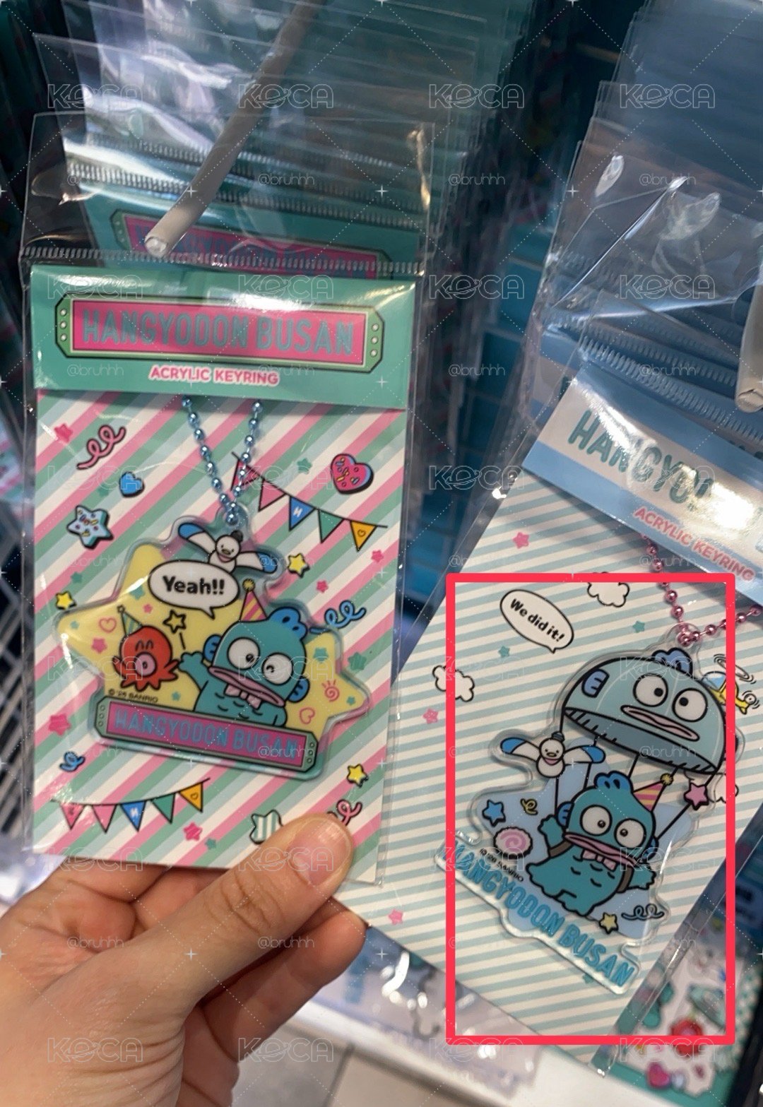 （現貨）人魚漢頓 壓克力鑰匙圈