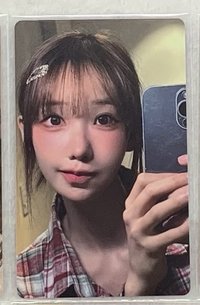 對鏡自拍幸運卡