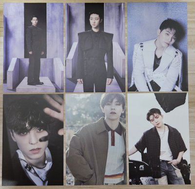 SEVENTEEN 正規4輯 Face The Sun 明信片 知勳Woozi 明浩 The8 玟奎 瀚率 Vernon