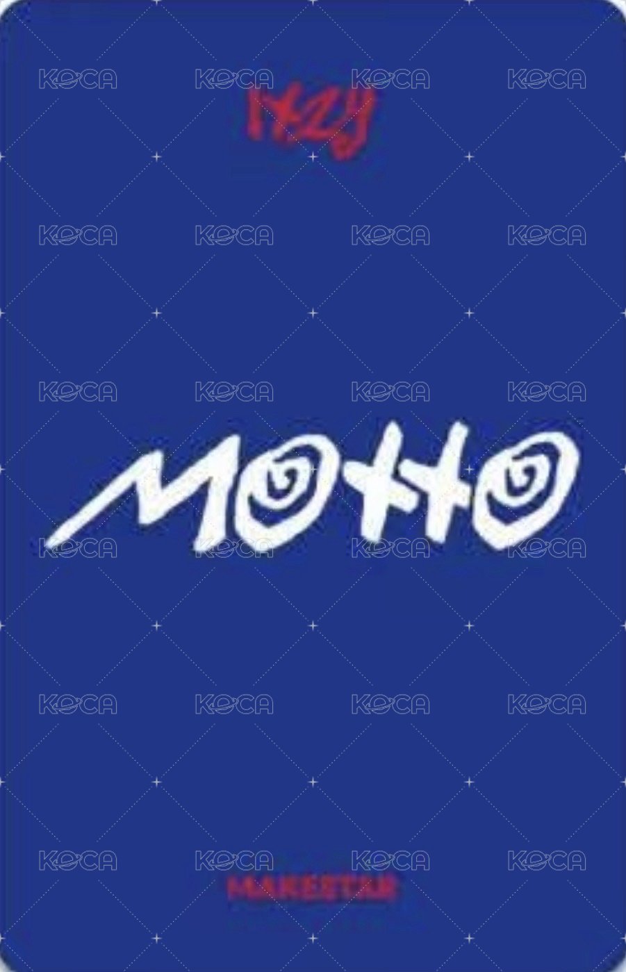 Motto ms 3.0 線下 簽售卡 冰球 背面