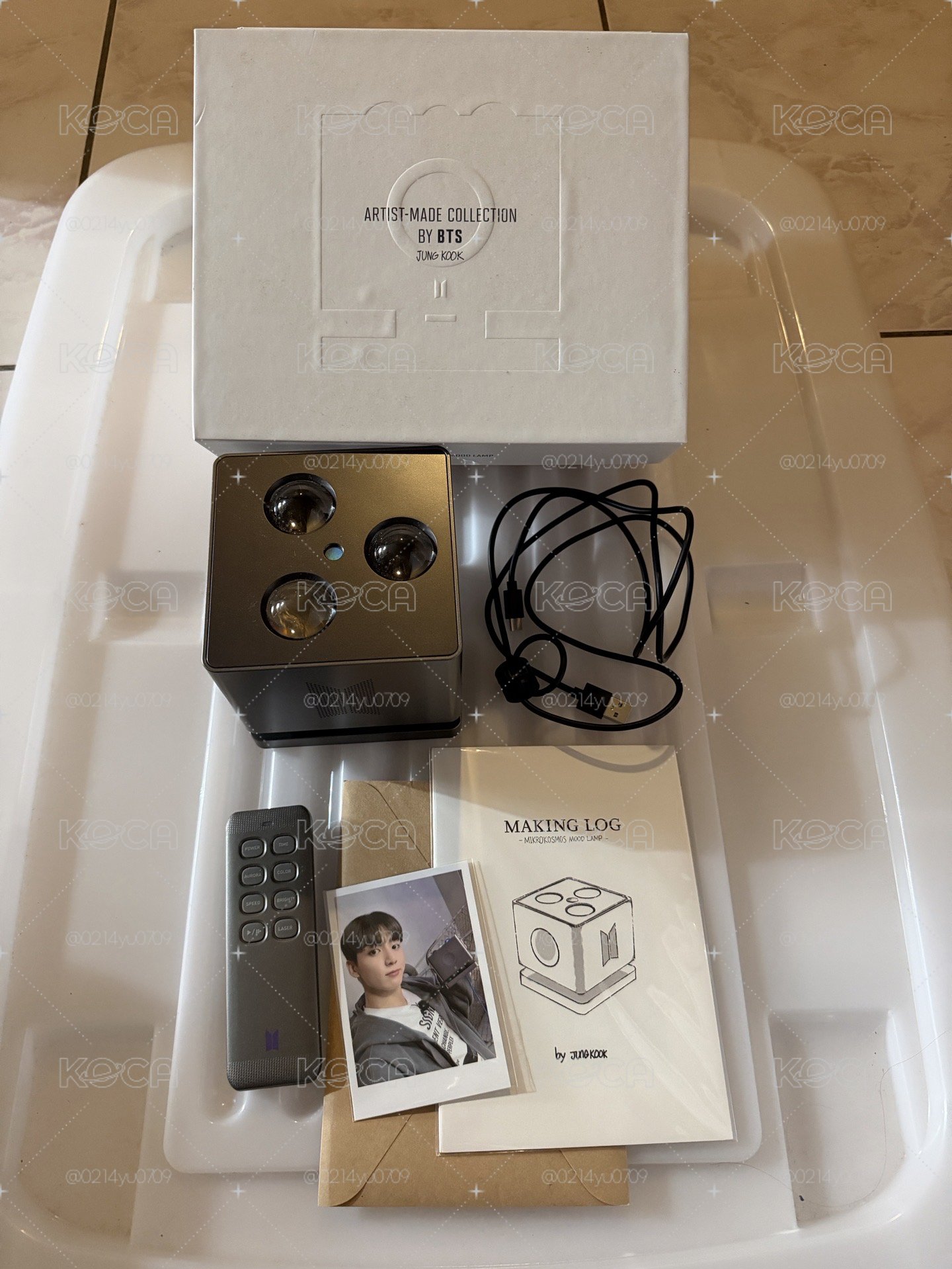 BTS ARTIST MADE JK 柾國 音響燈