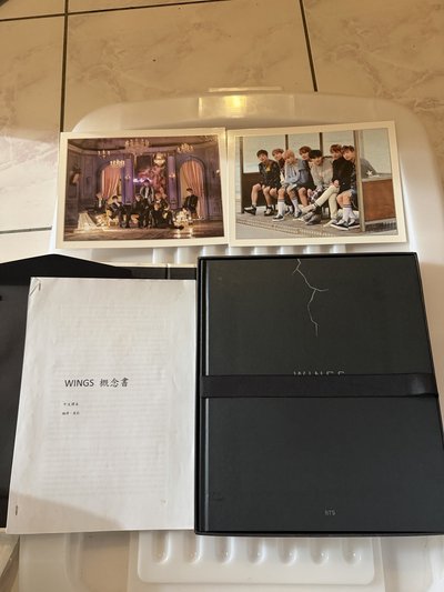 BTS WINGS 概念書 無小卡
