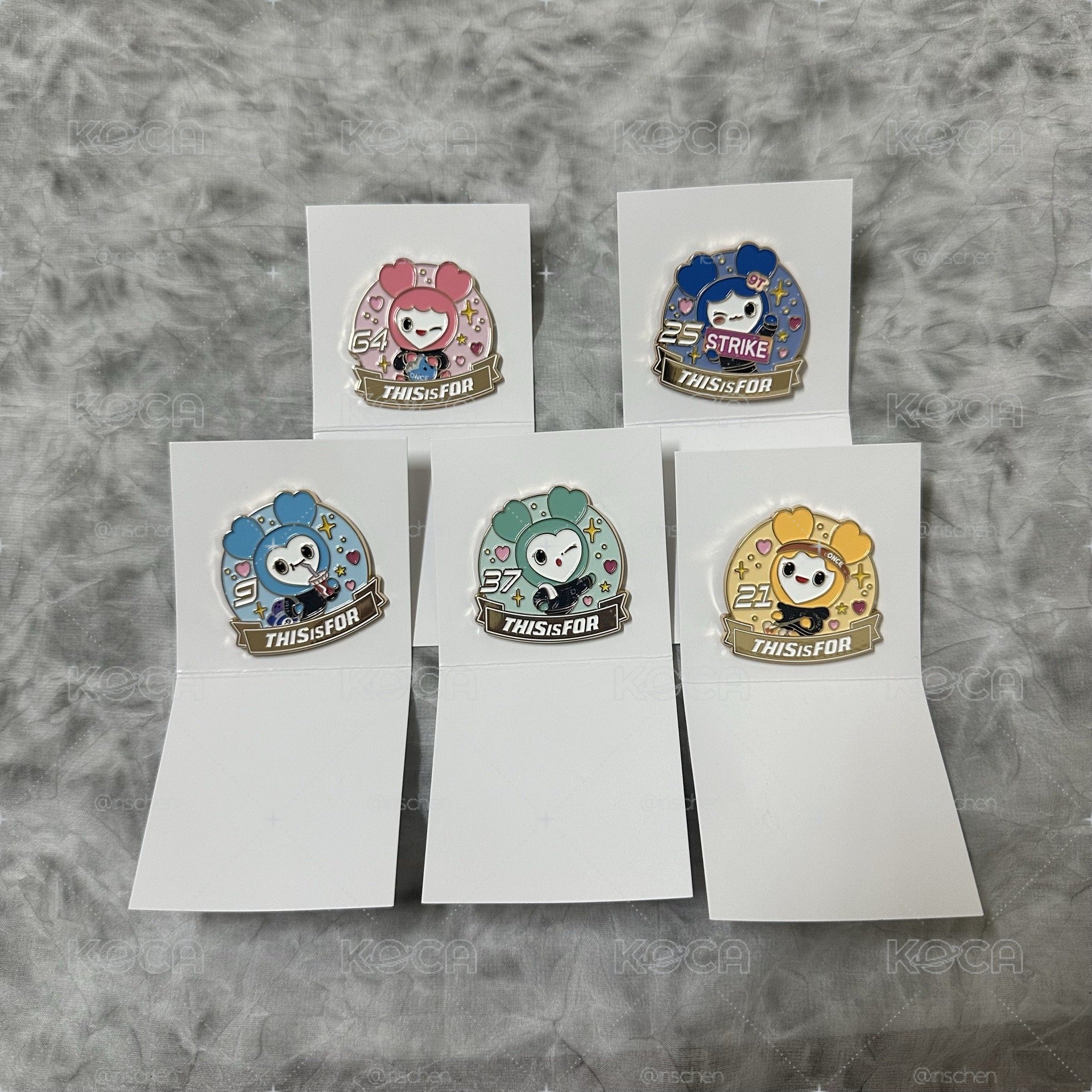 （現貨）Twice 新國立 已確認款勳章 娜/mina/momo/志效/子瑜