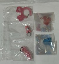 登山扣扭蛋-桃+軟糖吊飾-娜彩