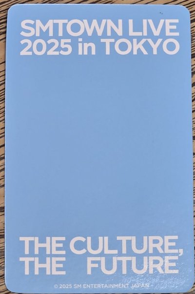 厲旭 SMTOWN LIVE 2025 in TOKYO POP-UP 滿額卡
