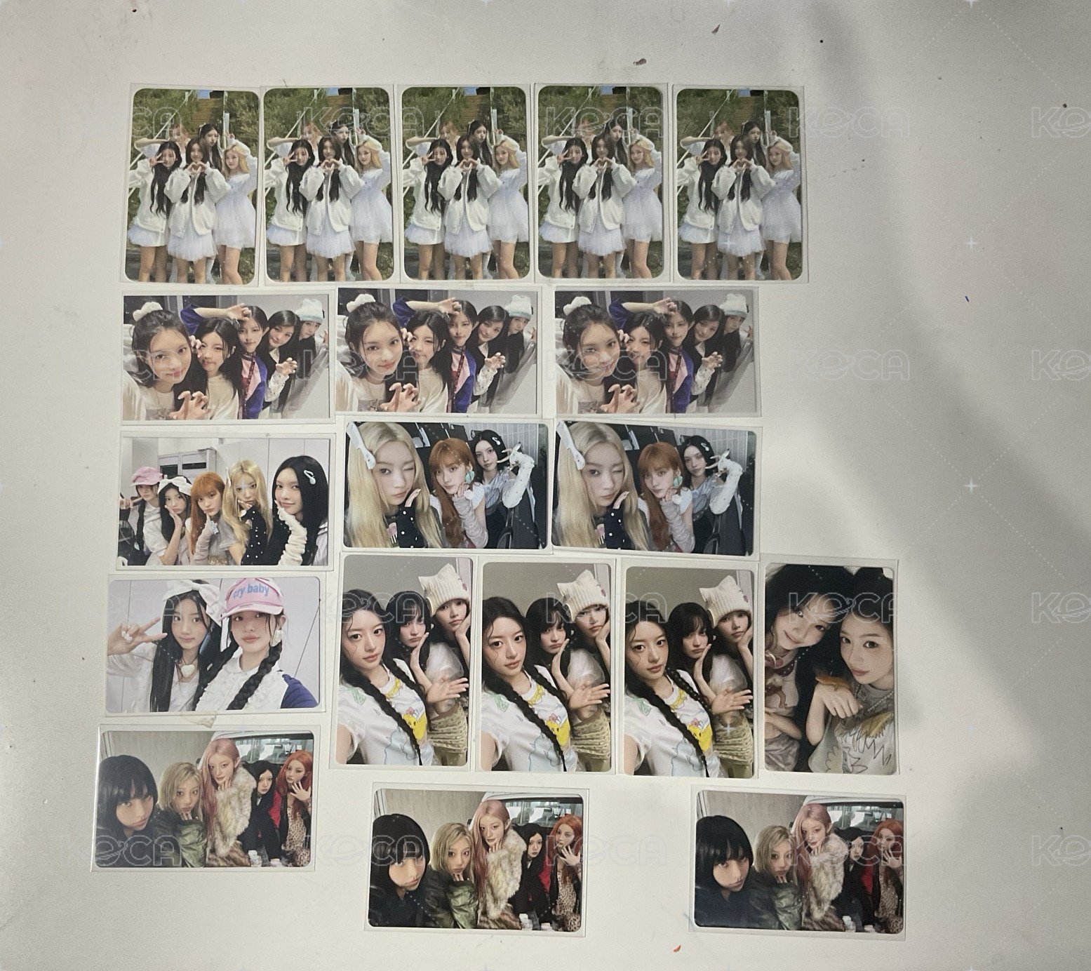 全部19張
