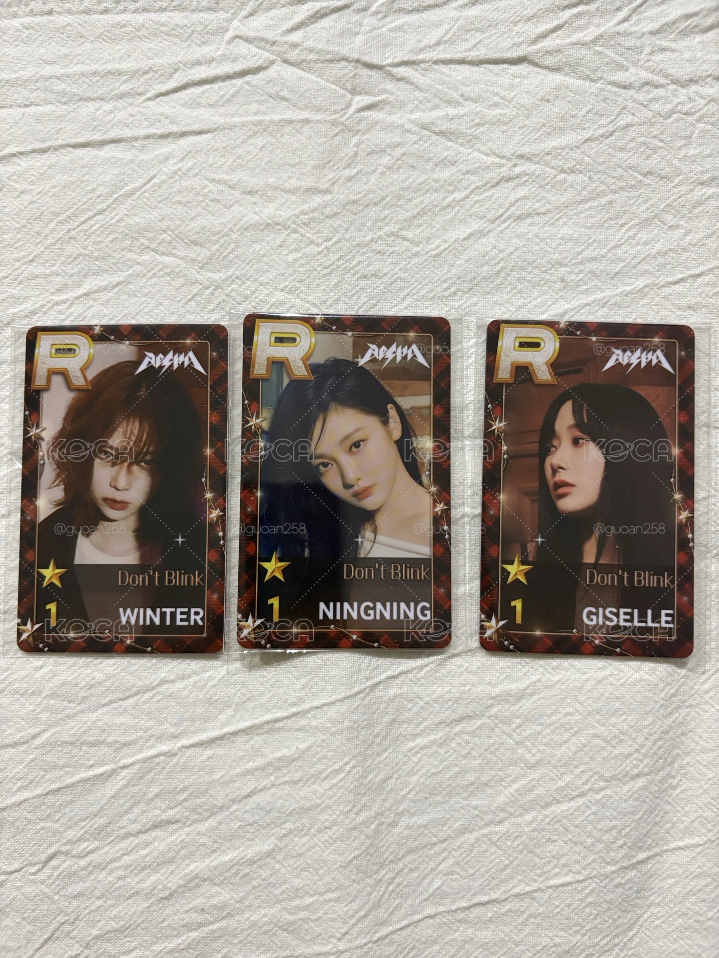 aespa Drama 聖誕 遊戲卡 