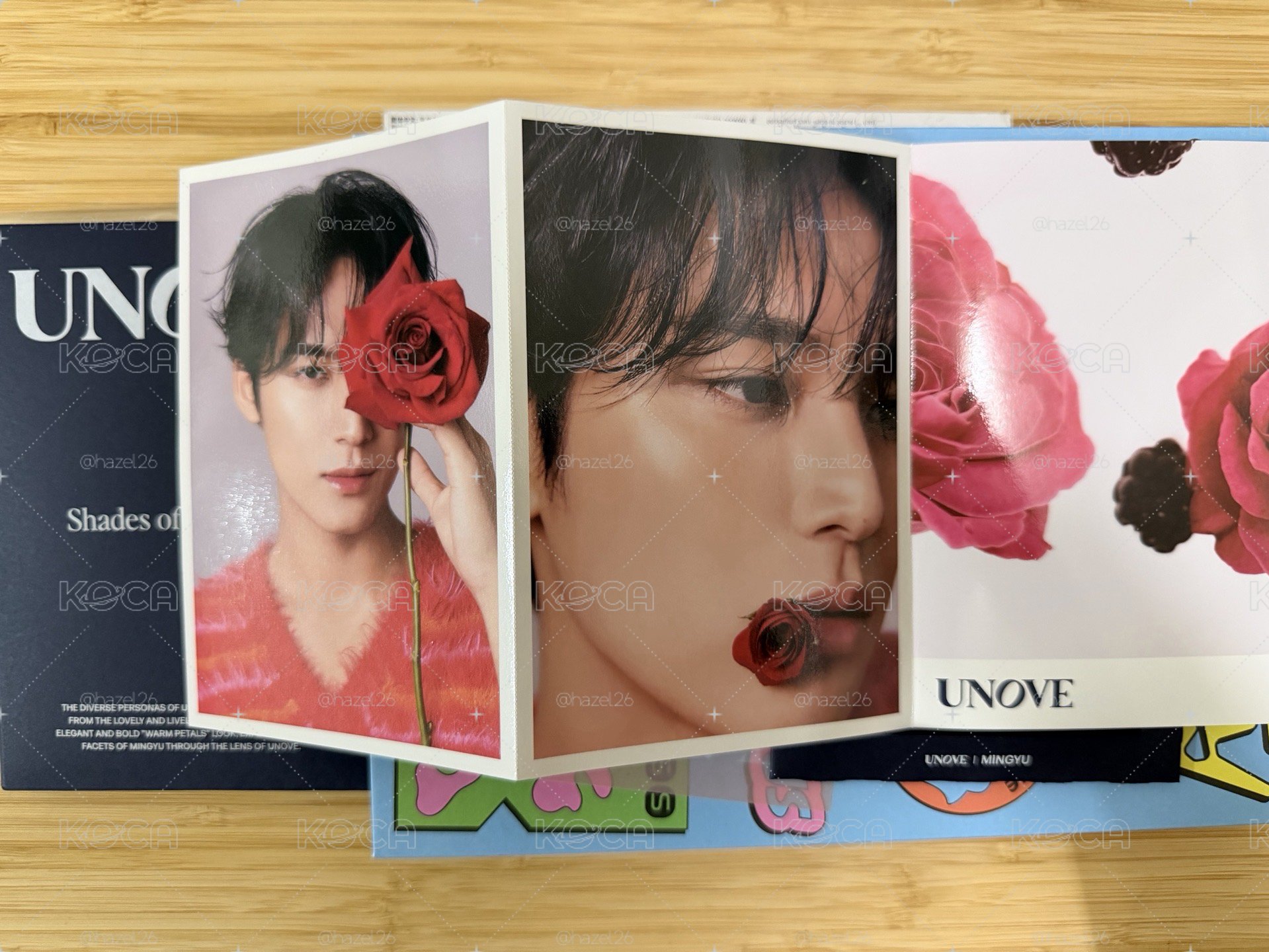 SVT MINGYU UNOVE 代言折疊照片