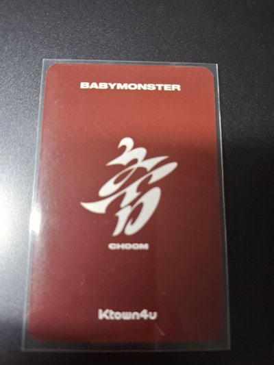 柒 CHOOM k4特典卡