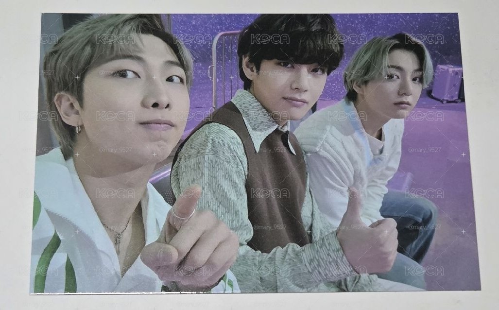 BTS 小宇宙 SoWooZoo 包包-團體小卡:V,RM,JK