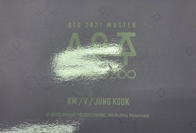 BTS 小宇宙 SoWooZoo 包包-團體小卡:V,RM,JK