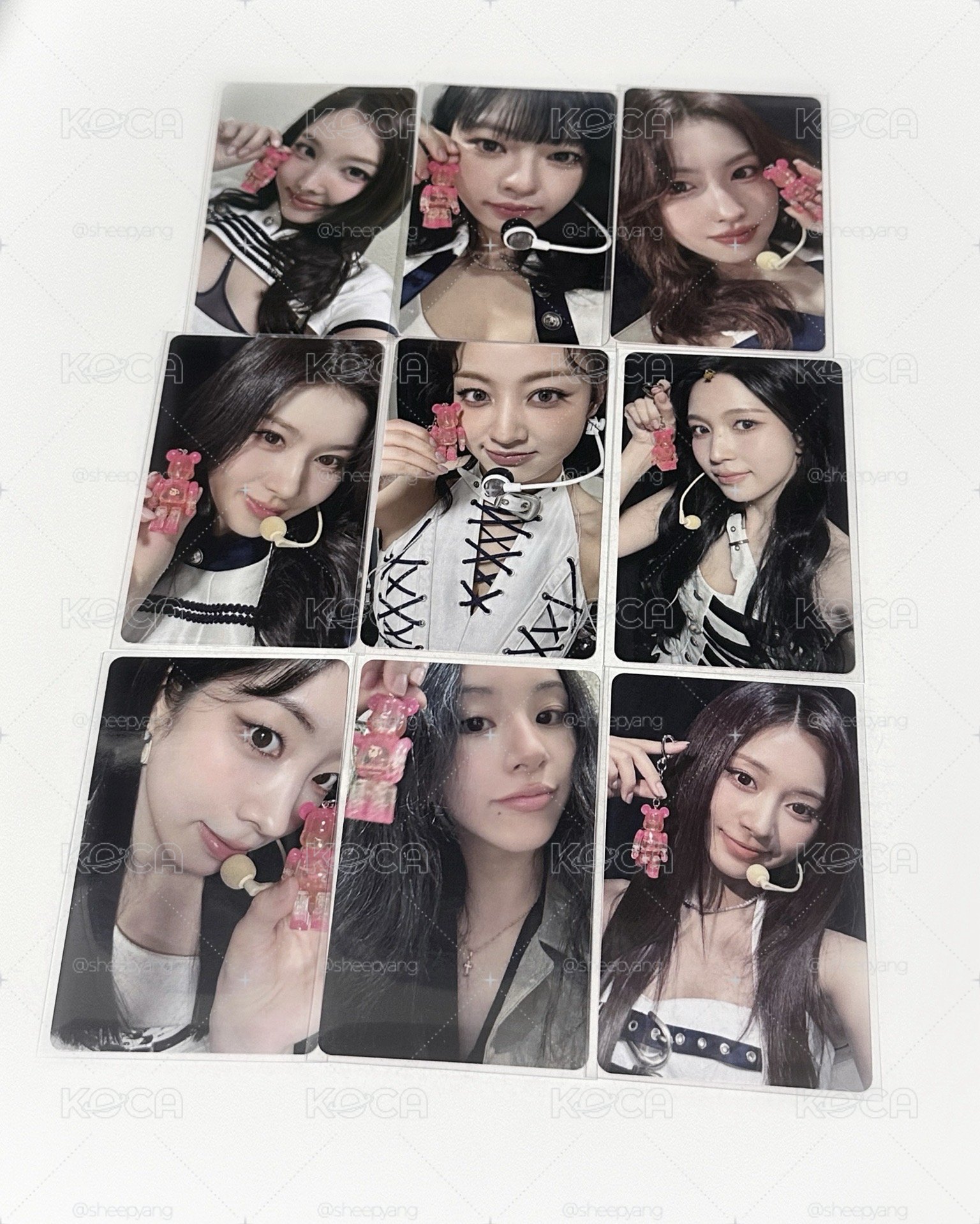 TWICE｜ 暴力熊代言卡 全員小卡
