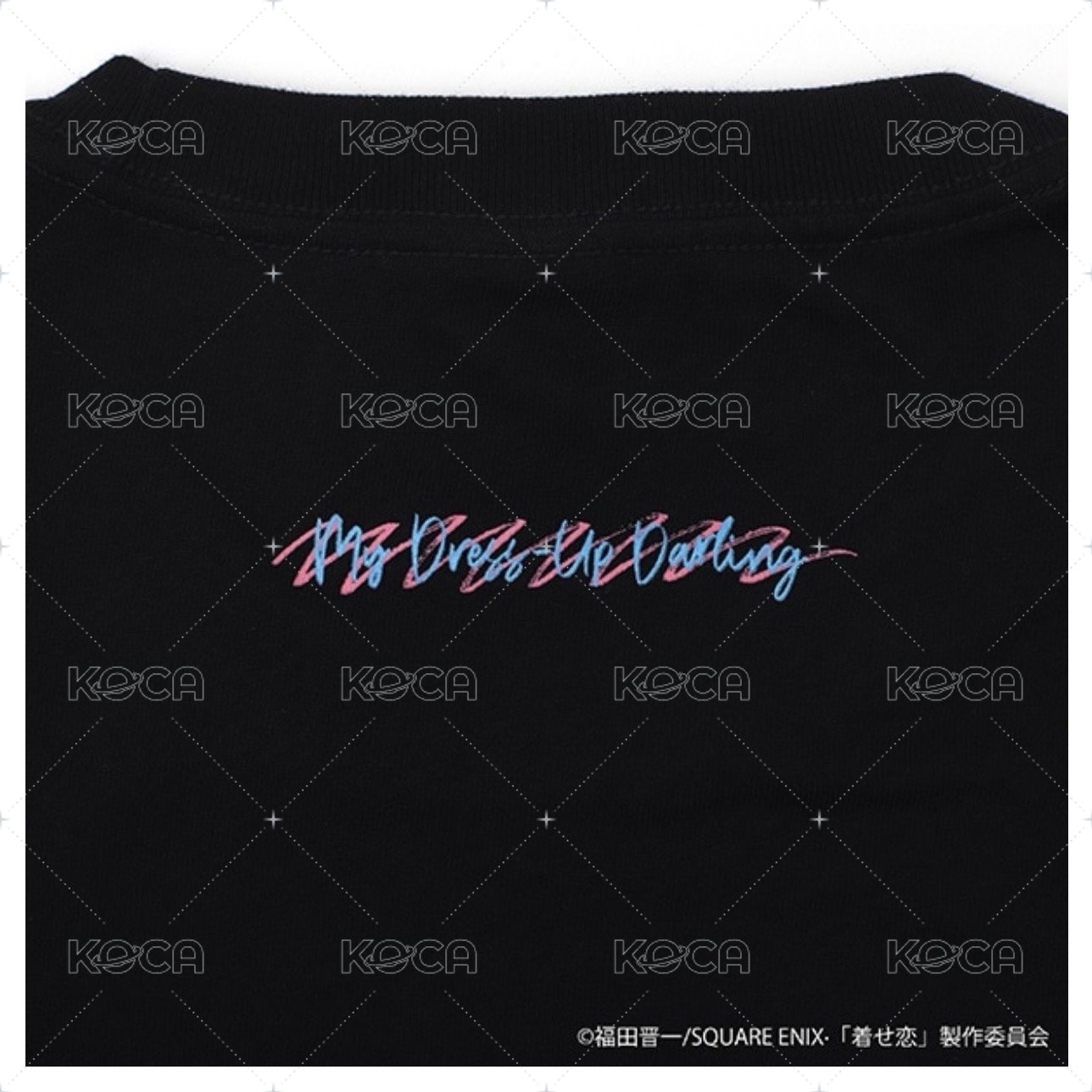 MNG×その着せ替え人形は恋をする エンディングイラストTシャツ　黒