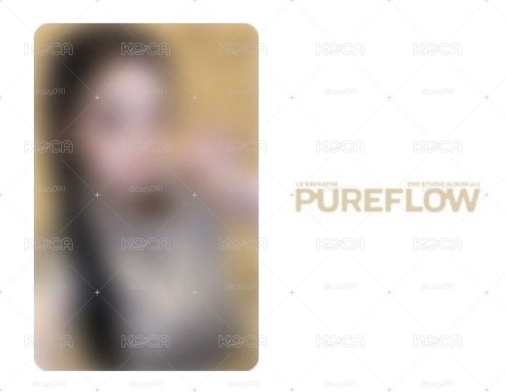 PUREFLOW yes24 特典卡 ver. 單封